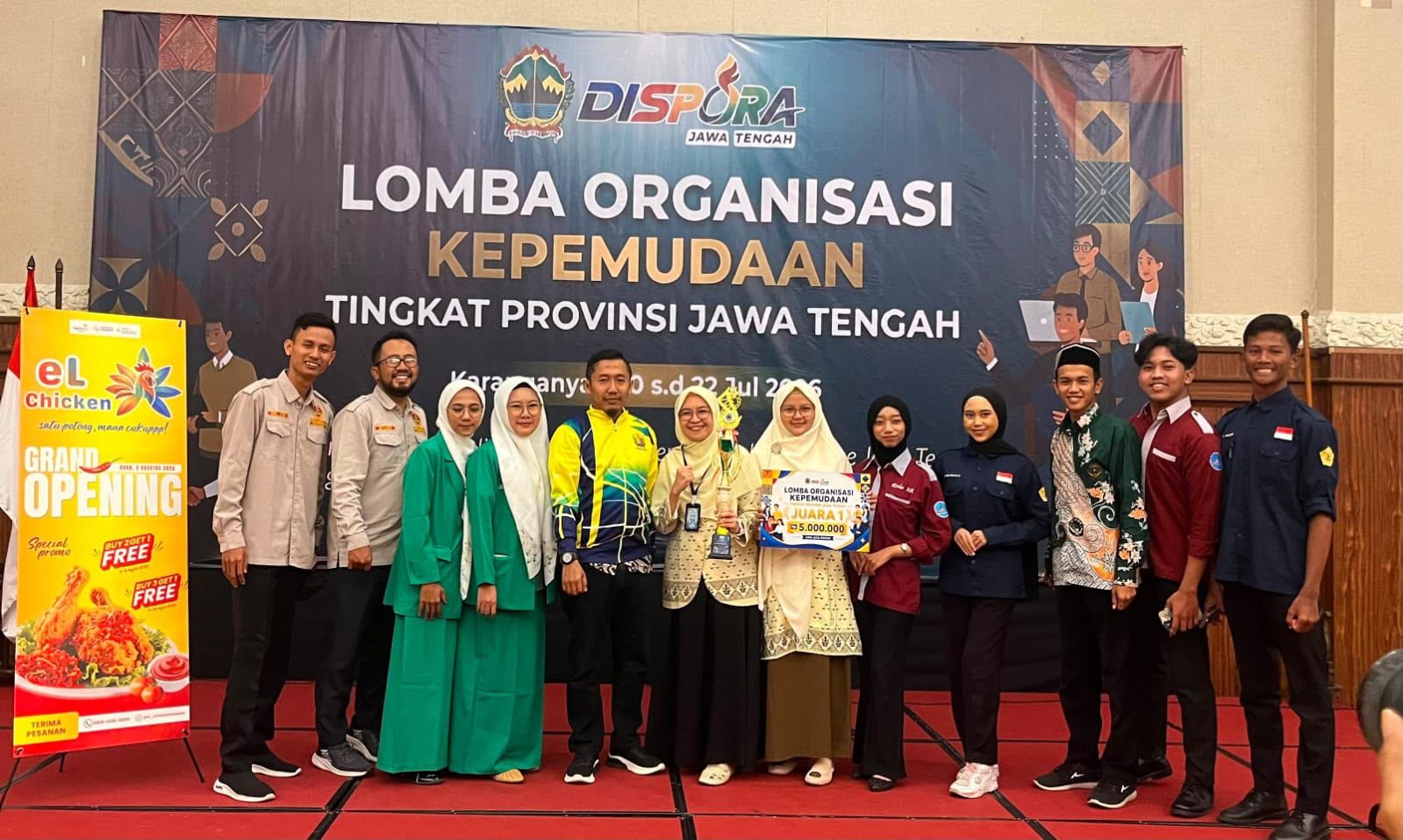 PD Nasyiatul Aisyiyah Kabupaten Pekalongan Raih Juara I Lomba Organisasi Kepemudaan Tingkat Jawa Tengah 2026