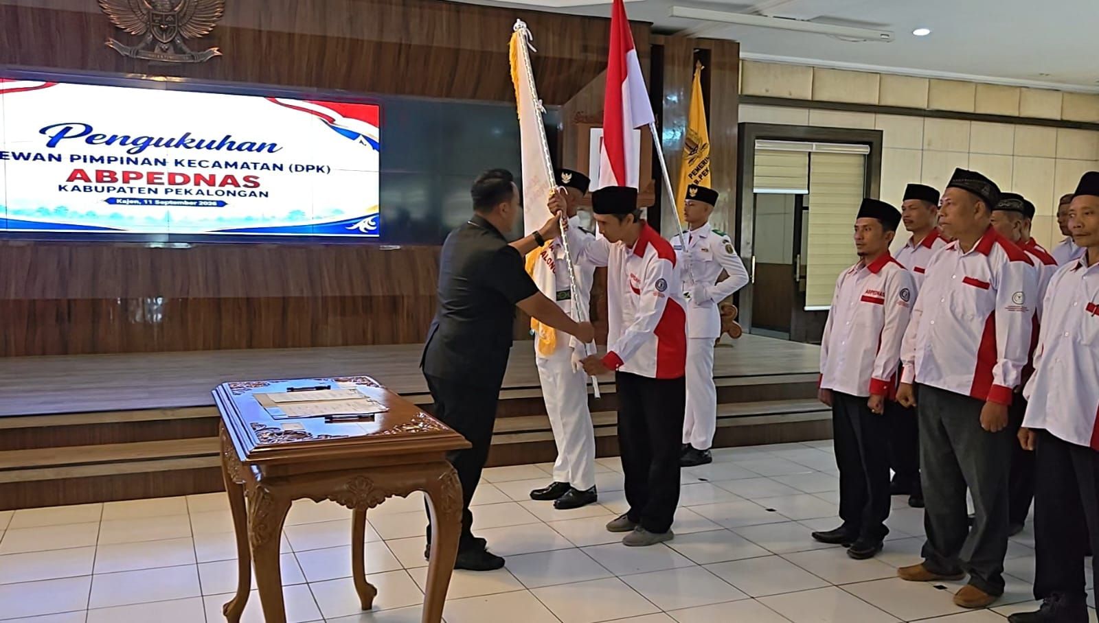 Pengukuhan DPK ABPEDNAS, Pemkab Pekalongan Dorong Penguatan Peran BPD dalam Pembangunan Desa